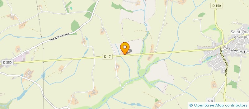 localisation de l'entreprise GROUPEMENT AGRICOLE D'EXPLOITATION EN COMMUN LA ROPTIERE à MONTREVAULT-SUR-EVRE