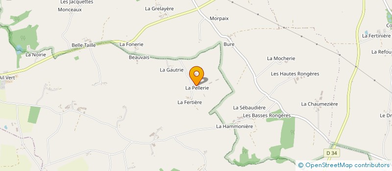 localisation de l'entreprise GROUPEMENT AGRICOLE D EXPLOITATION EN COMMUN LAIGLE  CHANTRIGNE