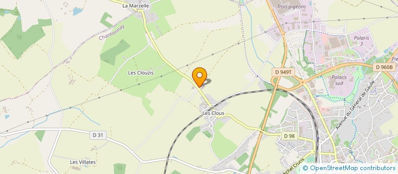 localisation de l'entreprise GROUPEMENT AGRICOLE D'EXPLOITATION EN COMMUN LAIT QUATUOR à CHANTONNAY