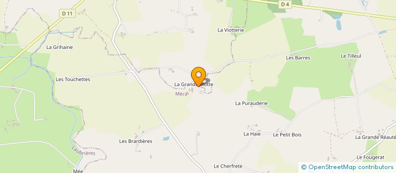 localisation de l'entreprise GROUPEMENT AGRICOLE D'EXPLOITATION EN COMMUN LANGLAIS  SAINT-POIX