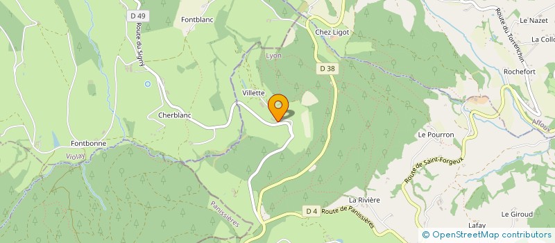 localisation de l'entreprise GROUPEMENT AGRICOLE D'EXPLOITATION EN COMMUN LAURENT à VILLECHENEVE