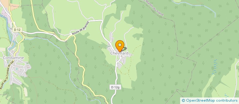 localisation de l'entreprise GROUPEMENT AGRICOLE D'EXPLOITATION EN COMMUN LE CHAMP DU TOUR à CHEVILLARD