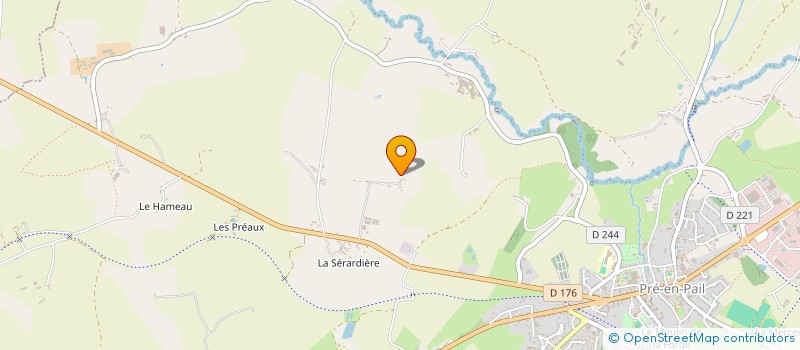 localisation de l'entreprise GROUPEMENT AGRICOLE D EXPLOITATION EN COMMUN LE GASSEL à LIGNIERES-ORGERES
