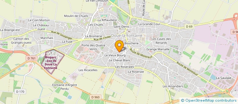 localisation de l'entreprise GROUPEMENT AGRICOLE D'EXPLOITATION EN COMMUN LE JARDIN DE GALY  CIZAY-LA-MADELEINE