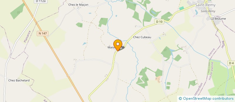 localisation de l'entreprise GROUPEMENT AGRICOLE D'EXPLOITATION EN COMMUN LE MACON  LATHUS-SAINT-REMY