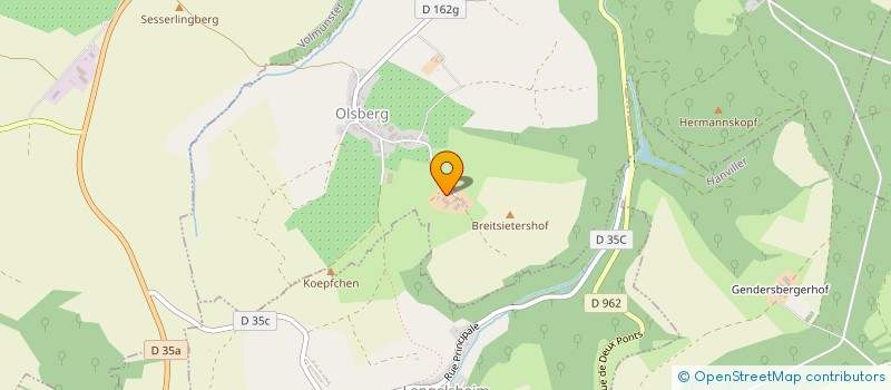 localisation de l'entreprise GROUPEMENT AGRICOLE D'EXPLOITATION EN COMMUN LEICHTNAM à BREIDENBACH