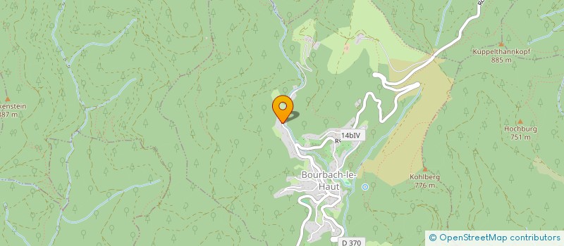 localisation de l'entreprise GROUPEMENT AGRICOLE D'EXPLOITATION EN COMMUN LES BUISSONNETS  BOURBACH-LE-HAUT