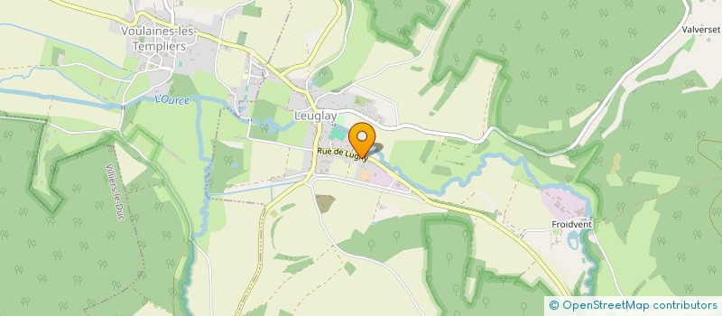 localisation de l'entreprise GROUPEMENT AGRICOLE D'EXPLOITATION EN COMMUN LES JARDINS DU COSMOS  LEUGLAY