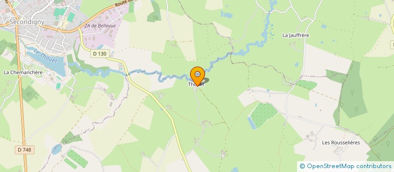 localisation de l'entreprise GROUPEMENT AGRICOLE D EXPLOITATION EN COMMUN LES RIVES DE THOUET  ALLONNE