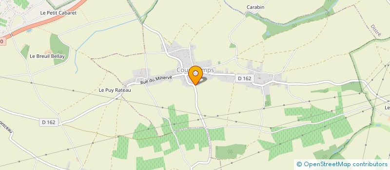 localisation de l'entreprise GROUPEMENT AGRICOLE D'EXPLOITATION EN COMMUN LETHIELEUX  COURCHAMPS