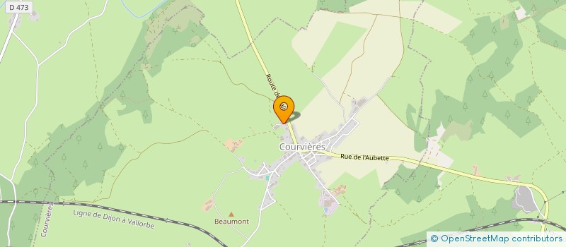 localisation de l'entreprise GROUPEMENT AGRICOLE D'EXPLOITATION EN COMMUN LIEGEON DU CESSET à COURVIERES