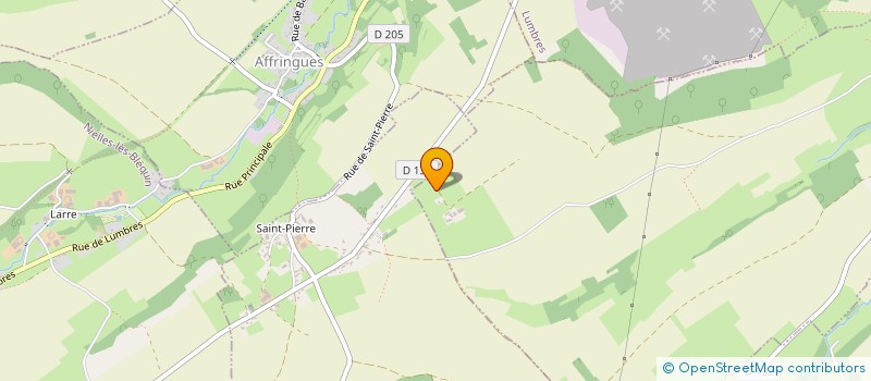 localisation de l'entreprise GROUPEMENT AGRICOLE D'EXPLOITATION EN COMMUN LIEVIN à BLEQUIN