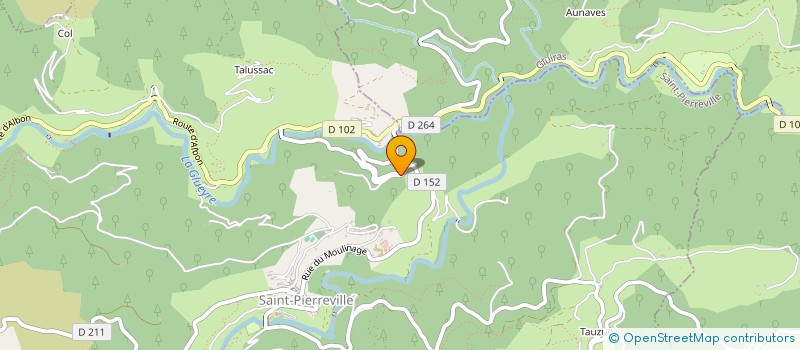 localisation de l'entreprise GROUPEMENT AGRICOLE D'EXPLOITATION EN COMMUN LOULIER  SAINT-PIERREVILLE