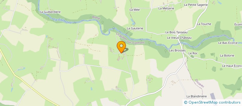 localisation de l'entreprise GROUPEMENT AGRICOLE D EXPLOITATION EN COMMUN MADLON à CHATILLON-SUR-COLMONT