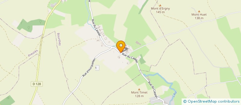 localisation de l'entreprise GROUPEMENT AGRICOLE D'EXPLOITATION EN COMMUN MERLIN MARTEL  BOURTHES