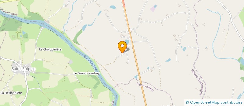localisation de l'entreprise GROUPEMENT AGRICOLE D EXPLOITATION EN COMMUN MICHEL à VILLIERS-CHARLEMAGNE
