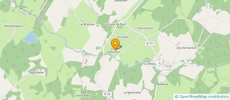 localisation de l'entreprise GROUPEMENT AGRICOLE D'EXPLOITATION EN COMMUN MOUTY-MARLET  FEYT