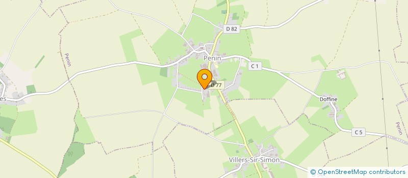 localisation de l'entreprise GROUPEMENT AGRICOLE D'EXPLOITATION EN COMMUN NICOLAS-ROGER  PENIN