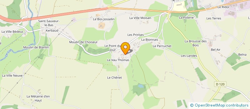 localisation de l'entreprise GROUPEMENT AGRICOLE D'EXPLOITATION EN COMMUN OCM à PLEMET