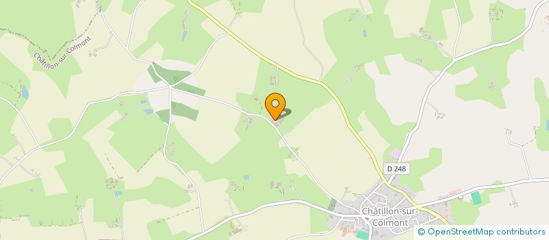 localisation de l'entreprise GROUPEMENT AGRICOLE D EXPLOITATION EN COMMUN PAPILLON à CHATILLON-SUR-COLMONT