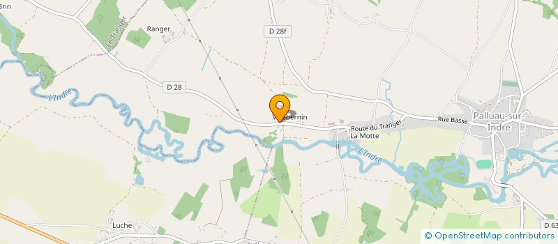 localisation de l'entreprise GROUPEMENT AGRICOLE D'EXPLOITATION EN COMMUN PREVOST à PALLUAU-SUR-INDRE