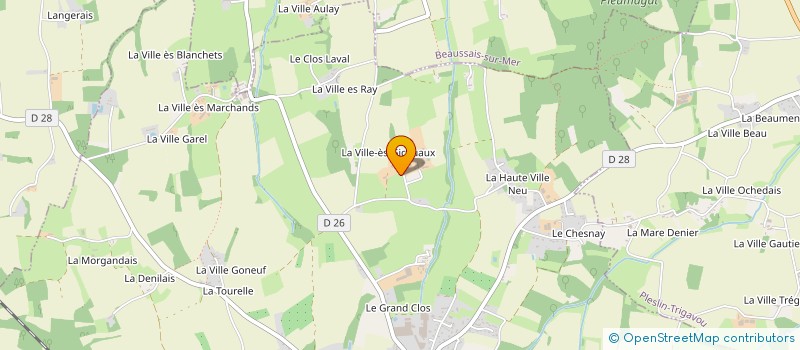 localisation de l'entreprise GROUPEMENT AGRICOLE D'EXPLOITATION EN COMMUN RECONNU ARMOR PONDI  LANGUENAN