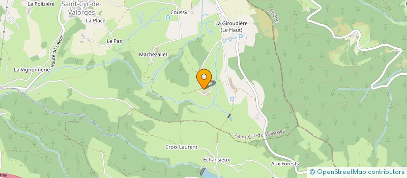 localisation de l'entreprise GROUPEMENT AGRICOLE D'EXPLOITATION EN COMMUN RECONNU AU FIL DE L'HERBE à SAINT-CYR-DE-VALORGES