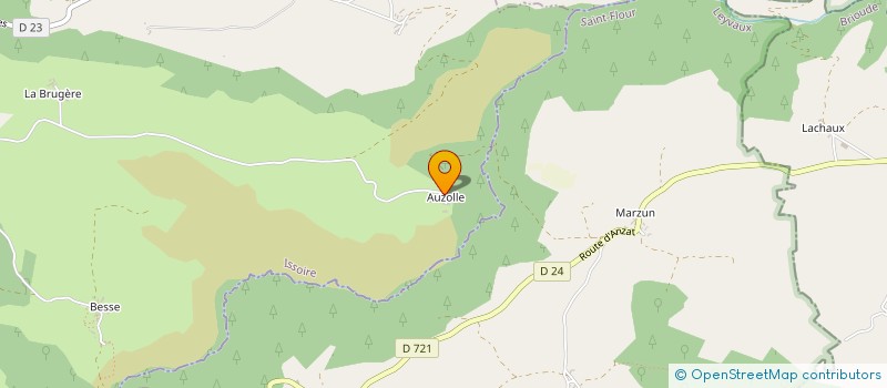 localisation de l'entreprise GROUPEMENT AGRICOLE D'EXPLOITATION EN COMMUN RECONNU BARBAT SESE à SAINT-ALYRE-ES-MONTAGNE