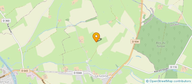 localisation de l'entreprise GROUPEMENT AGRICOLE D'EXPLOITATION EN COMMUN RECONNU BEVIERE  LA GROISE