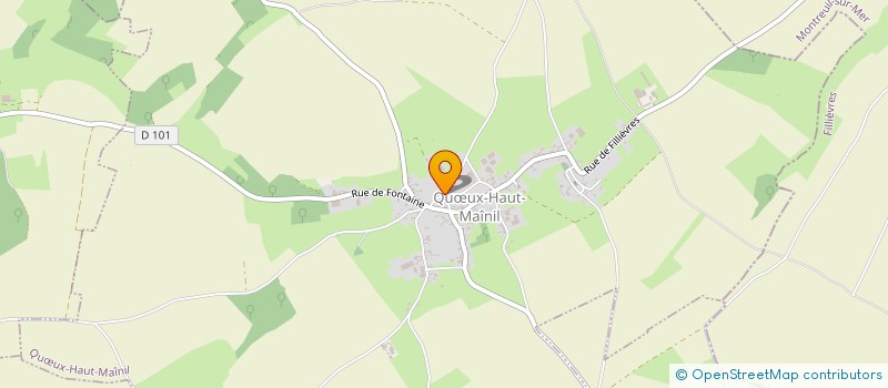 localisation de l'entreprise GROUPEMENT AGRICOLE D'EXPLOITATION EN COMMUN RECONNU BEZU HAULLEVILLE  QUUX-HAUT-MAINIL