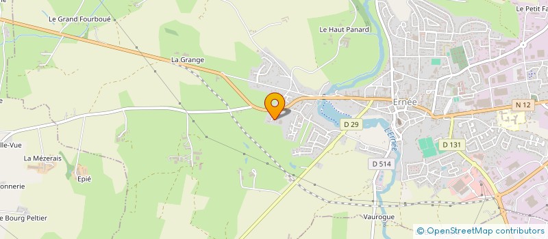 localisation de l'entreprise GROUPEMENT AGRICOLE D EXPLOITATION EN COMMUN RECONNU BOITTIN à SAINT-PIERRE-DES-LANDES