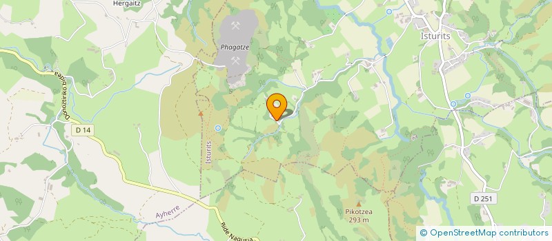 localisation de l'entreprise GROUPEMENT AGRICOLE D'EXPLOITATION EN COMMUN RECONNU BORDDA  ISTURITS