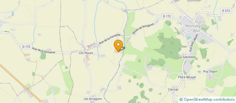 localisation de l'entreprise GROUPEMENT AGRICOLE D'EXPLOITATION EN COMMUN RECONNU BRENON  SAINT-GERAND-LE-PUY