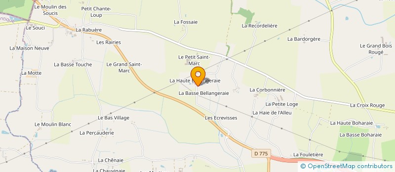 localisation de l'entreprise GROUPEMENT AGRICOLE D'EXPLOITATION EN COMMUN RECONNU BRILLANT à OMBREE D'ANJOU