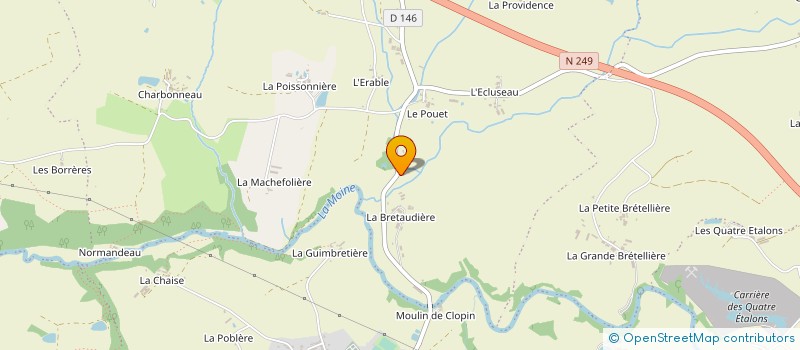 localisation de l'entreprise GROUPEMENT AGRICOLE D'EXPLOITATION EN COMMUN RECONNU BROCHARD à SEVREMOINE