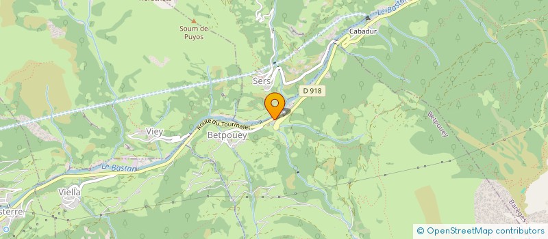 localisation de l'entreprise GROUPEMENT AGRICOLE D'EXPLOITATION EN COMMUN RECONNU CASDABAT  BETPOUEY