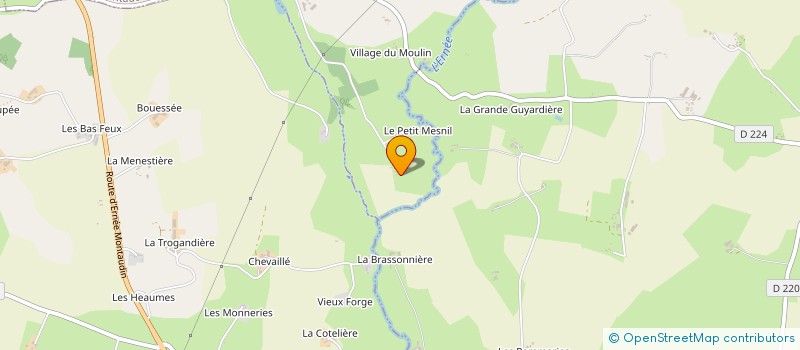 localisation de l'entreprise GROUPEMENT AGRICOLE D EXPLOITATION EN COMMUN RECONNU CHERAULT à MONTAUDIN