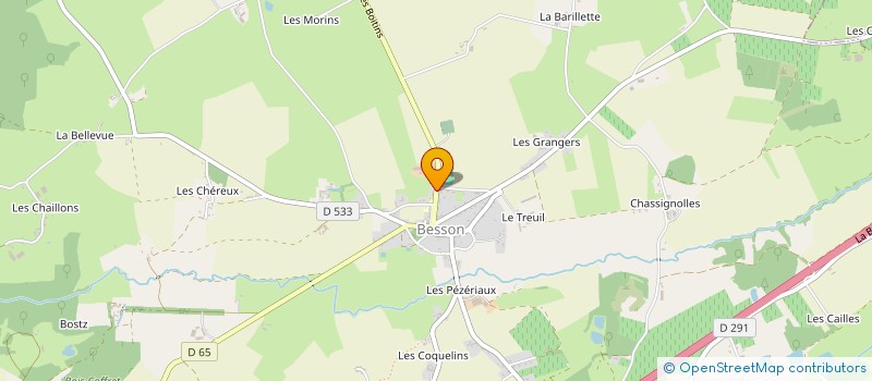 localisation de l'entreprise GROUPEMENT AGRICOLE D'EXPLOITATION EN COMMUN RECONNU COLLAS  BESSON