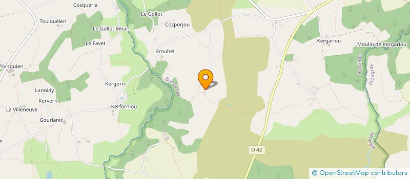 localisation de l'entreprise GROUPEMENT AGRICOLE D'EXPLOITATION EN COMMUN RECONNU DE BLEVARA à BOTSORHEL