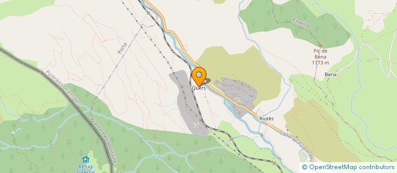 localisation de l'entreprise GROUPEMENT AGRICOLE D EXPLOITATION EN COMMUN RECONNU DE DE QUES  LATOUR-DE-CAROL