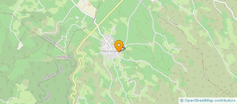 localisation de l'entreprise GROUPEMENT AGRICOLE D EXPLOITATION EN COMMUN RECONNU DE ELONAT  ESTAGEL