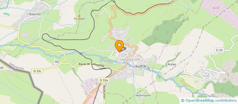 localisation de l'entreprise GROUPEMENT AGRICOLE D'EXPLOITATION EN COMMUN RECONNU DE L'HIRONDELLE  SAILLAGOUSE