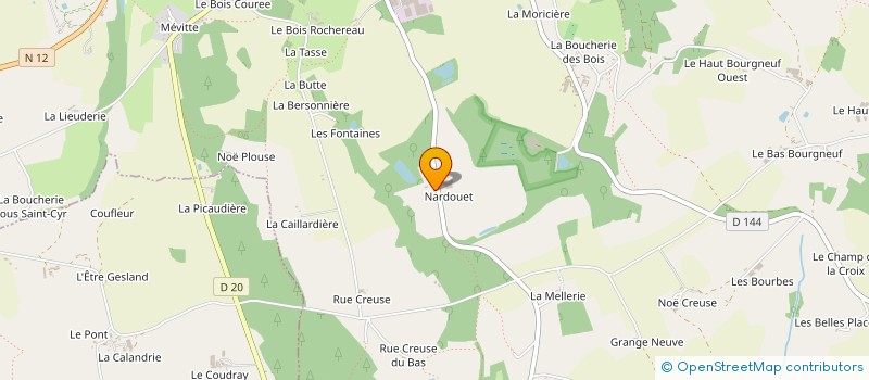 localisation de l'entreprise GROUPEMENT AGRICOLE D EXPLOITATION EN COMMUN RECONNU DE L OREE DES BOIS à PRE-EN-PAIL-SAINT-SAMSON