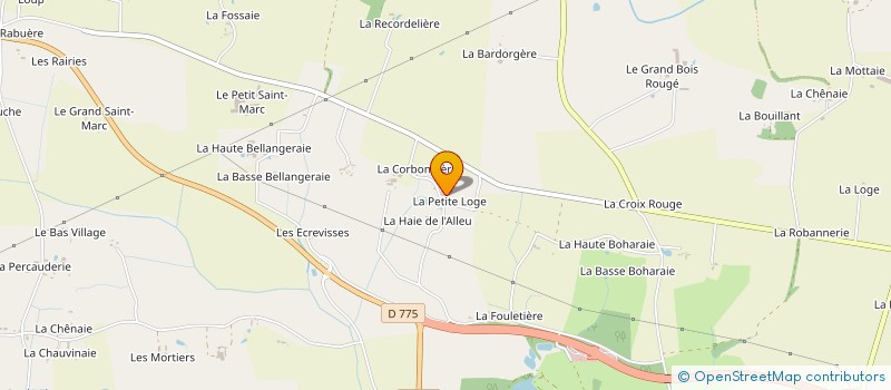 localisation de l'entreprise GROUPEMENT AGRICOLE D'EXPLOITATION EN COMMUN RECONNU DE LA BIHERIE à OMBREE D'ANJOU