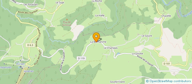 localisation de l'entreprise GROUPEMENT AGRICOLE D'EXPLOITATION EN COMMUN RECONNU DE LA BONNANCHE à SAUVAIN