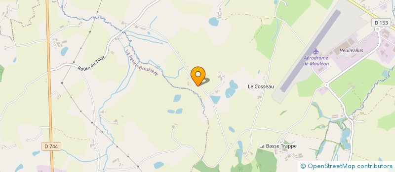 localisation de l'entreprise GROUPEMENT AGRICOLE D'EXPLOITATION EN COMMUN RECONNU DE LA BOULAIE  MAULEON