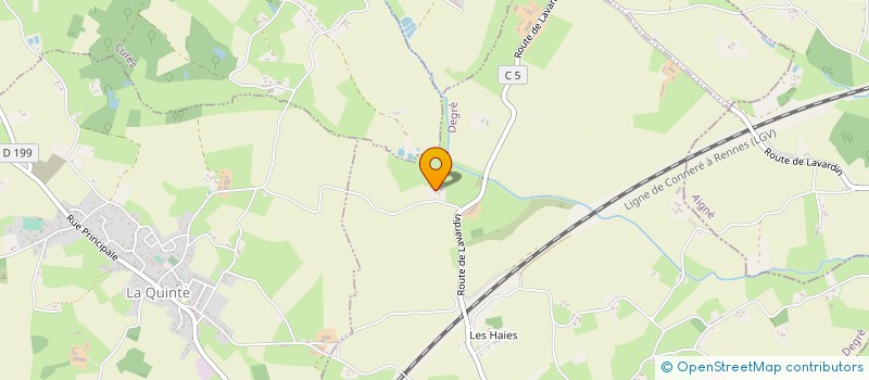 localisation de l'entreprise GROUPEMENT AGRICOLE D'EXPLOITATION EN COMMUN RECONNU DE LA CHANTELIERE  BRAINS-SUR-GEE