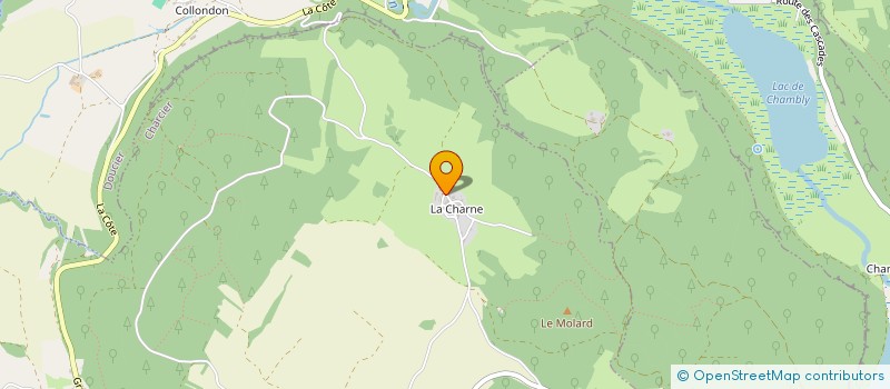 localisation de l'entreprise GROUPEMENT AGRICOLE D'EXPLOITATION EN COMMUN RECONNU DE LA CHARNE à CHARCIER