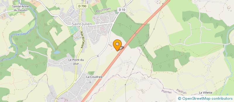 localisation de l'entreprise GROUPEMENT AGRICOLE D'EXPLOITATION EN COMMUN RECONNU DE LA CHENAIE à SAINT-JULIEN