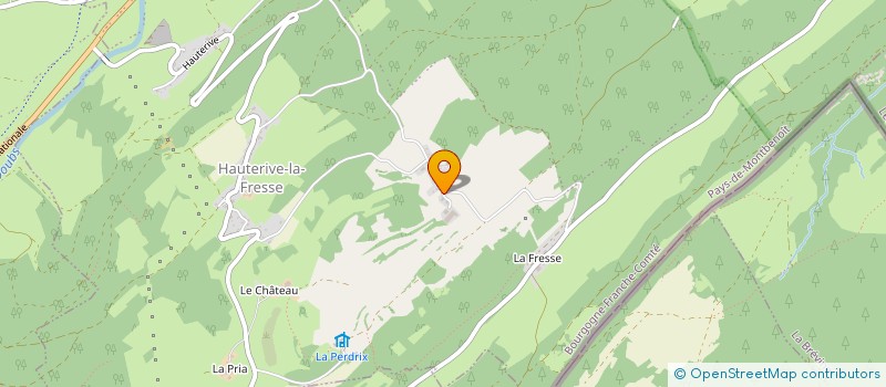 localisation de l'entreprise GROUPEMENT AGRICOLE D'EXPLOITATION EN COMMUN RECONNU DE LA COTE DU CERF à HAUTERIVE LA FRESSE